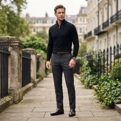 Leonardo | Men's Half-Zip Sweater
