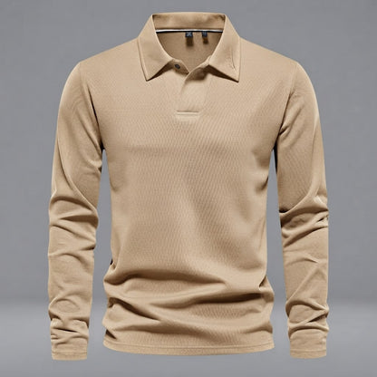 Men's Long Sleeve Polo Shirt | Regular Fit Casual Wear