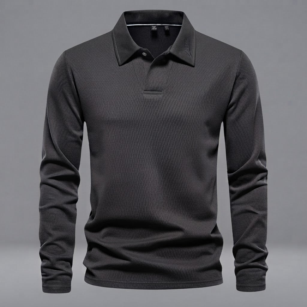 Men's Long Sleeve Polo Shirt | Regular Fit Casual Wear