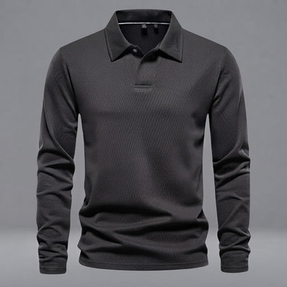 Men's Long Sleeve Polo Shirt | Regular Fit Casual Wear