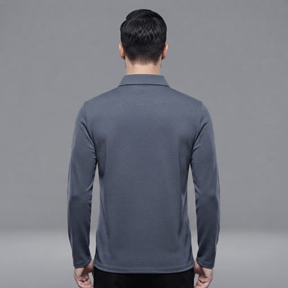 Men's Long Sleeve Polo Shirt | Regular Fit Casual Wear