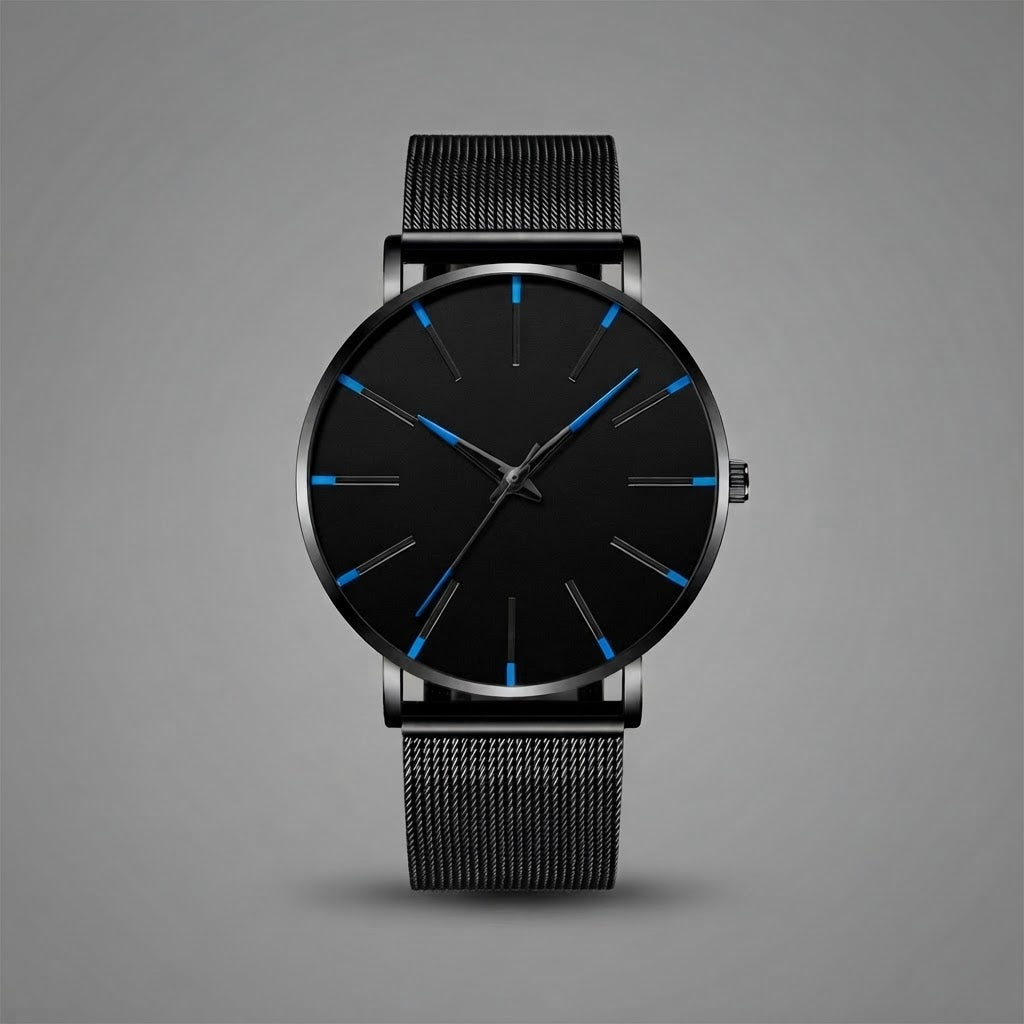 Men's Quartz Watch Strap | Elegant Timepiece