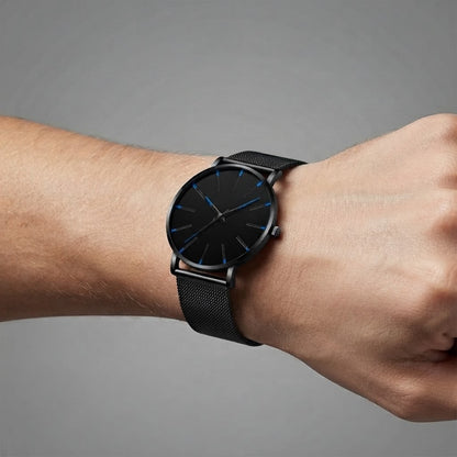 Men's Quartz Watch Strap | Elegant Timepiece