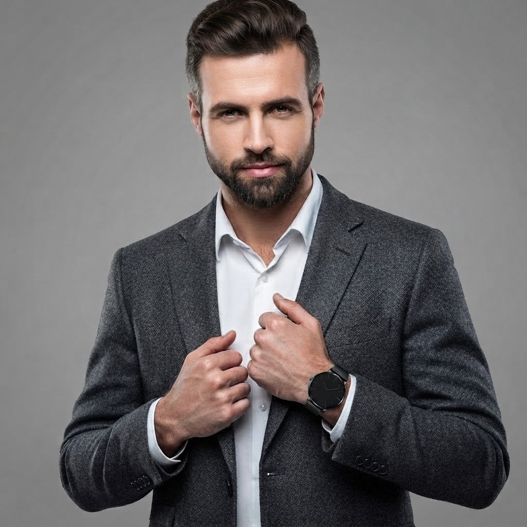Men's Quartz Watch Strap | Elegant Timepiece