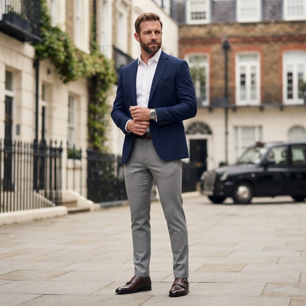 Men's Slim-Fit Trousers
