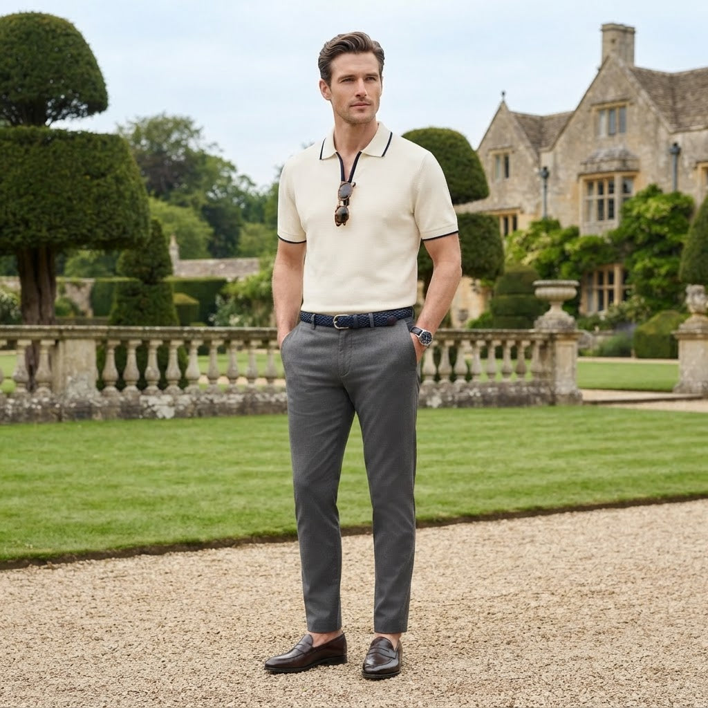 Men's Slim Fit Polo Shirt | Tailored Design