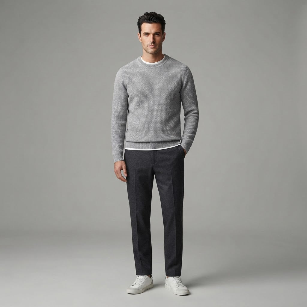 Norbert | Men's Quilted Sweater